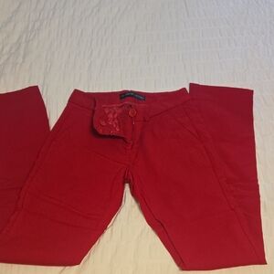 The Limited Bold Red Stretch Pants
